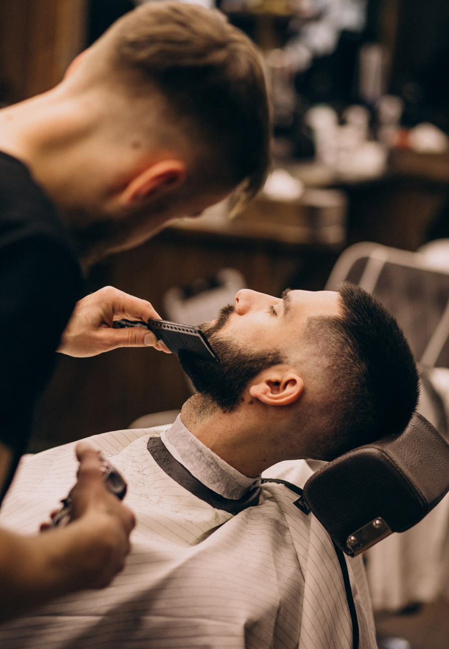 Barbería con clientes recurrentes